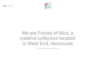 Forcesofnice.com(Forces of Nice) Screenshot