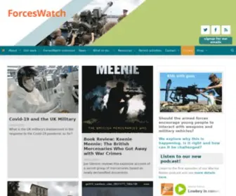 Forceswatch.net(ForcesWatch » Home) Screenshot