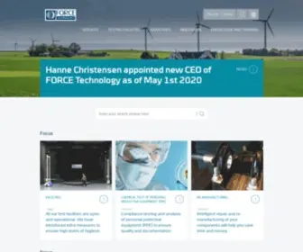 Forcetechnology.com(Force technology) Screenshot