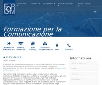 Forcom.it(Consorzio Interuniversitario For.Com) Screenshot