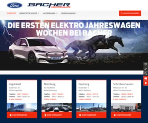 Ford-Bacher.com(Startseite) Screenshot