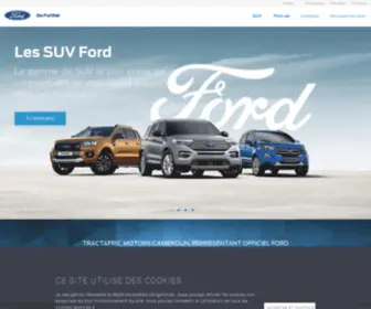 Ford-Cameroun.com(FORD Tractafric Motors Cameroun) Screenshot