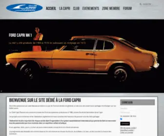 Ford-Capri.net(Accueil) Screenshot