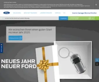 Ford-Grenzgarage.ch(Willkommen bei der Grenz Garage Bronschhofen) Screenshot