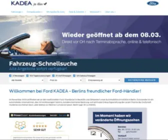 Ford-Kadea.de(Ford KADEA Berlin) Screenshot