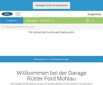 Ford-Ruetter.ch(Mühlau) Screenshot