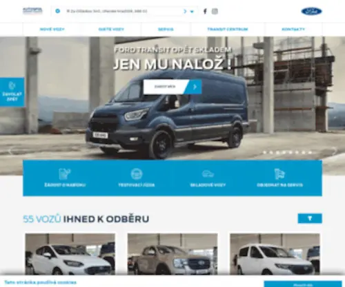 Ford-UH.cz(Autorizovaný prodejce a servis vozů Ford) Screenshot