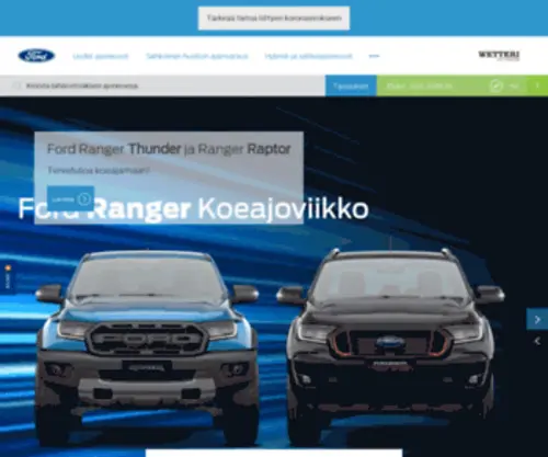 Ford-Wetteri.fi(Osta käytetty auto) Screenshot