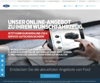 Ford.at(Die offizielle Homepage von Ford Österreich) Screenshot