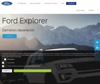 Ford.az(Ford Azerbaijan) Screenshot