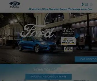Ford.co.nz Screenshot