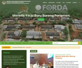 Forda-Mof.org(Badan Litbang dan Inovasi Kementerian Lingkungan Hidup dan Kehutanan) Screenshot