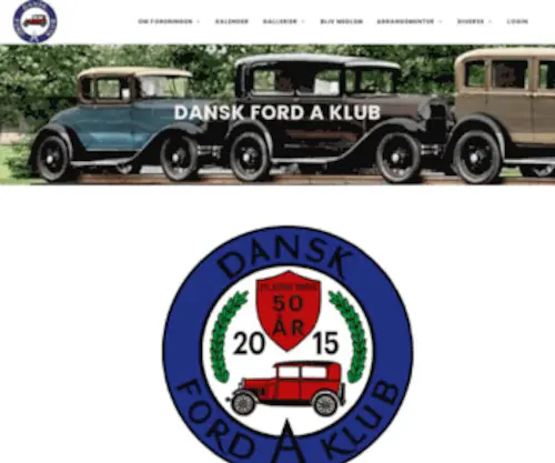 Fordaklub.dk(Dansk Ford A Klub) Screenshot