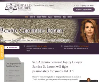 Fordandlaurel.com(San Antonio Personal Injury Attorney) Screenshot