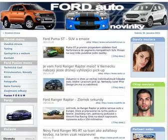 Fordauto.sk(Ford Auto) Screenshot