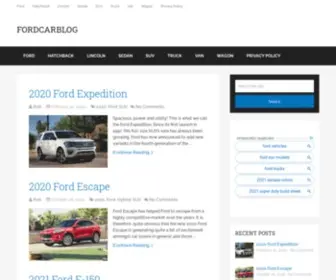 Fordcarblog.com(Fordcarblog) Screenshot