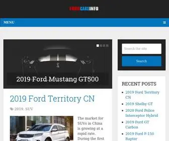 Fordcarsinfo.com(Ford Cars) Screenshot