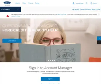 Fordcredit.com(Apply for Ford Credit) Screenshot