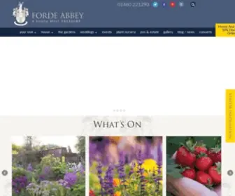 Fordeabbey.co.uk(Forde Abbey House & Gardens) Screenshot