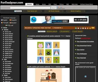Fordesigner.com(Download Free Vector) Screenshot