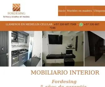 Fordesing.com.co(MOBILIARIO INTERIOR) Screenshot