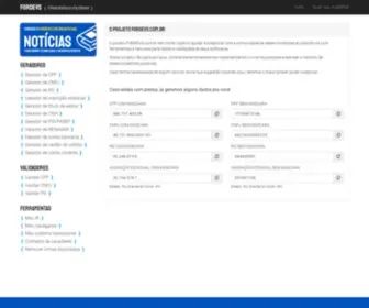 Fordevs.com.br(Ferramentas e utilitários para desenvolvedores) Screenshot