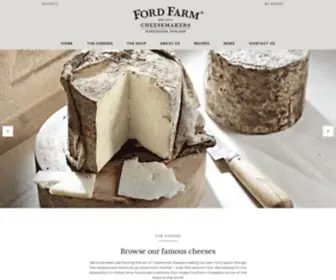 Fordfarm.com(Makers of the famous Cave Aged Cheddar from Wookey Hole) Screenshot