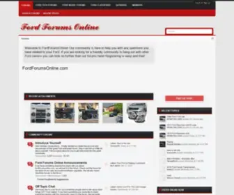 Fordforumsonline.com(Ford Automobiles) Screenshot