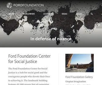 Fordfoundation.org(Ford Foundation) Screenshot