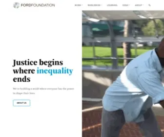 Fordfound.org(Ford Foundation) Screenshot