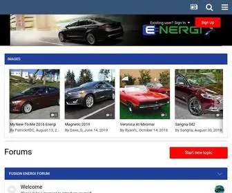 Fordfusionenergiforum.com(Ford Fusion Energi Forum) Screenshot