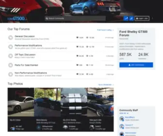 Fordgt500.com(Ford Shelby GT500 Forum) Screenshot