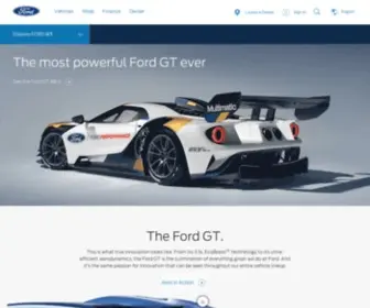 Fordgt.com(De introductie van de volgende generatie supercar De introductie van de volgende generatie supercar) Screenshot
