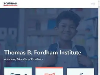 Fordhaminstitute.org(Thomas B. Fordham Institue) Screenshot