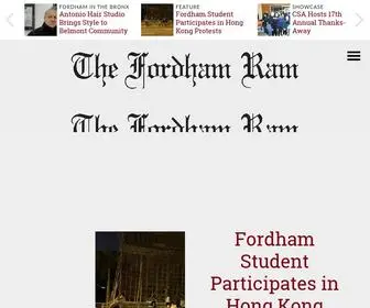 Fordhamram.com(Fordham University's Journal of Record Since 1918) Screenshot