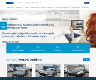 Fordkacmacek.cz(Autorizovaný prodejce a servis vozů Ford) Screenshot