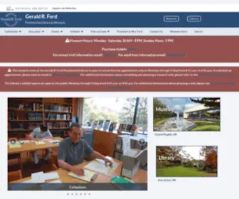 Fordlibrarymuseum.gov(Gerald R Ford Presidential Library & Museum) Screenshot