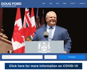 Fordmpp.ca(Doug Ford) Screenshot