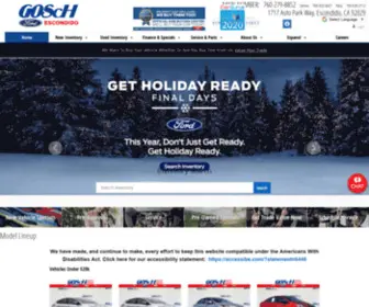 Fordofescondido.com(Escondido's Gosch Ford Escondido) Screenshot