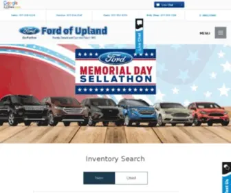 Fordofupland.com(Ford of Upland) Screenshot