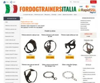 Fordogtrainers.it(Negozio per cani) Screenshot