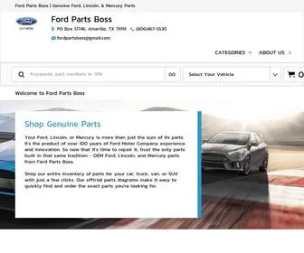 Fordpartsboss.com(Genuine Ford) Screenshot