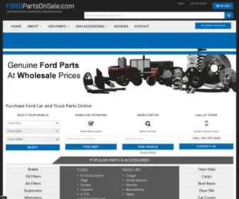 Fordpartsonsale.com(Genuine OEM Ford Parts and Accessories) Screenshot