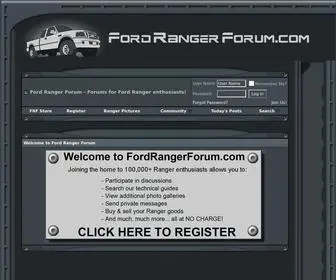 Fordrangerforum.com(Ford Ranger Forum) Screenshot