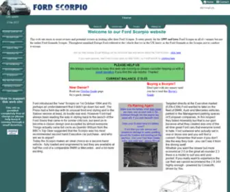 Fordscorpio.co.uk(Ford Scorpio 1995) Screenshot