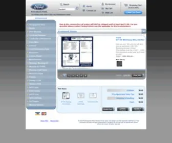 Fordshowparts.com(Ford Show Parts) Screenshot