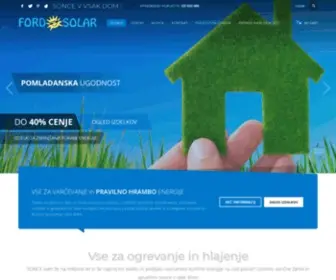 Fordsolar.si(SONCE V VSAK DOM) Screenshot