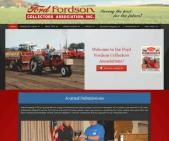 Fordtractorcollectors.com(Ford Fordson Collectors Association) Screenshot