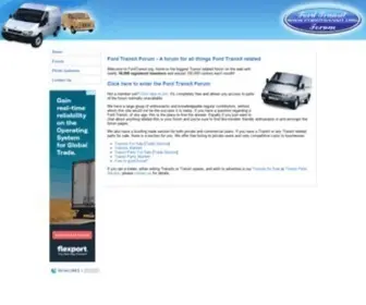 Fordtransit.org(The Ford Transit Forum) Screenshot