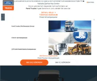 Fordtrucks.com.tr(Ford Kamyon) Screenshot